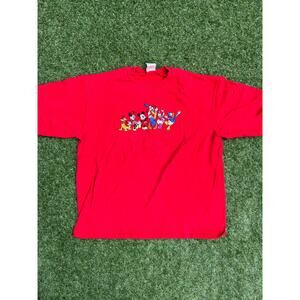 Vintage 1990s Mickey Inc. Walt Disney Parks Tee (Red)